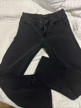 Wornstar Trailblazer Black Straight-Leg Jeans preloved size 28 custom inseam 27”